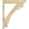 Ekena Millwork Merced Slat Rough Sawn Outlooker, Douglas Fir, 6"W x 30"D x 36"H OUT06X30X36MRC06RDF - alternate 3